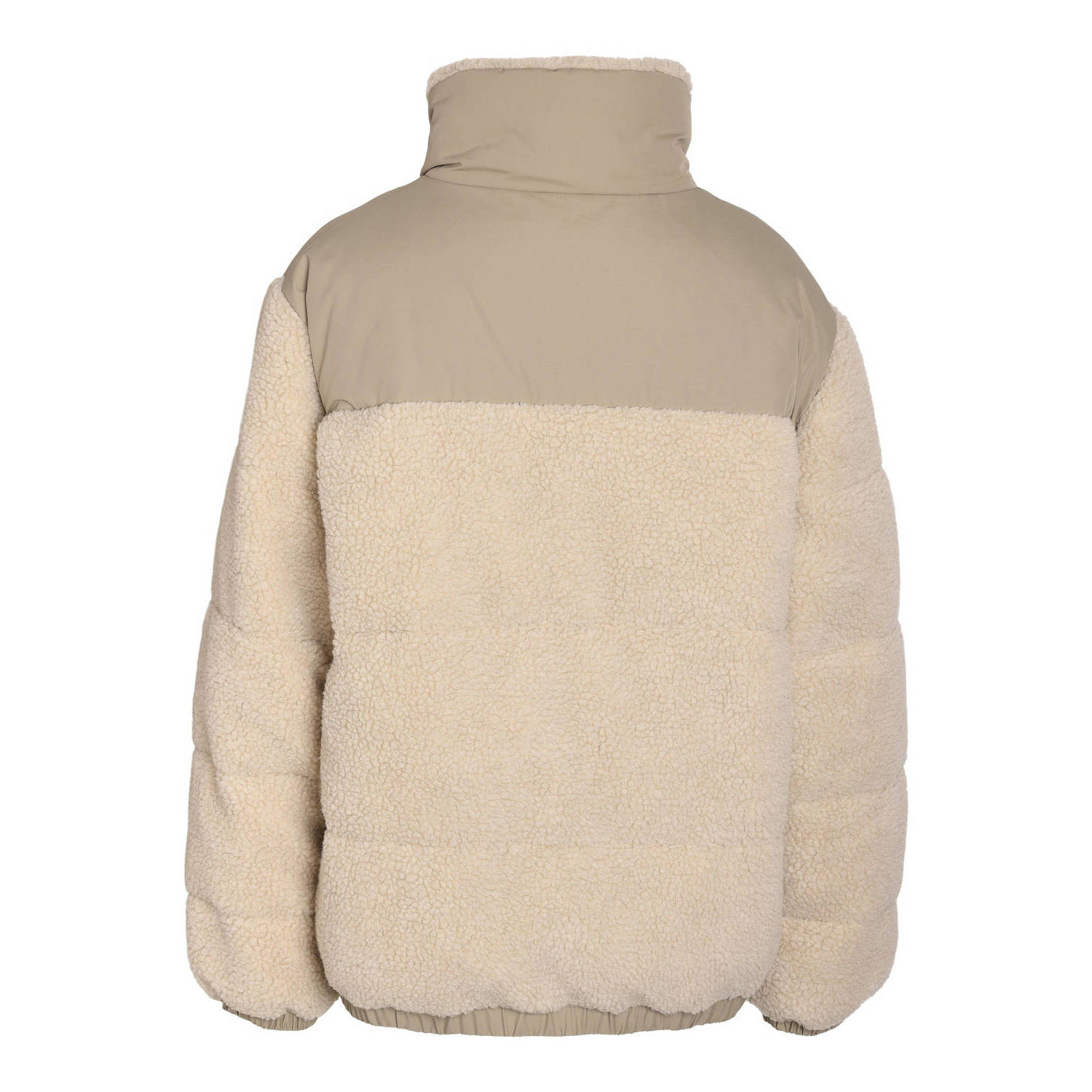 NOISY MAY gewatteerde winterjas beige