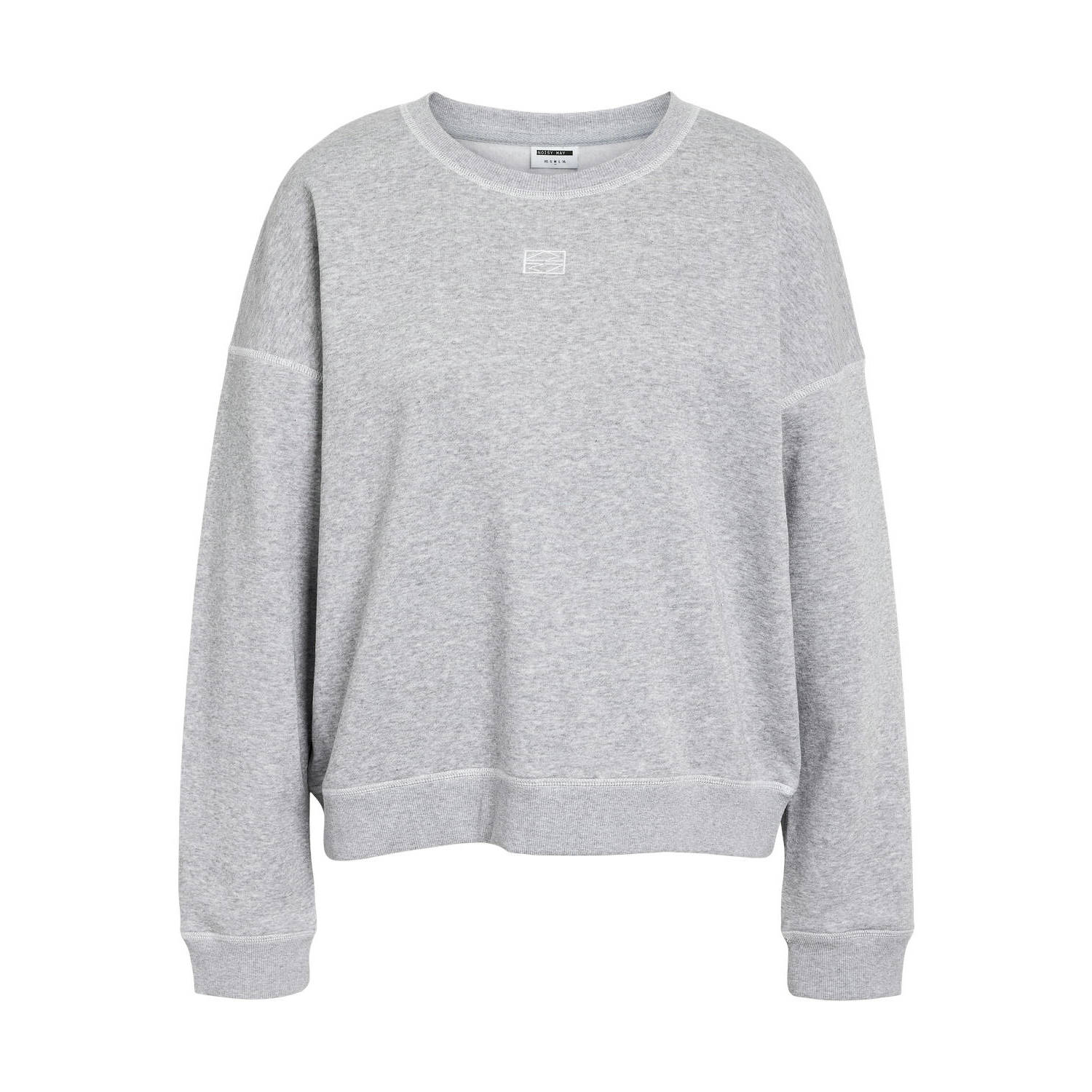 NOISY MAY sweater grijs melange