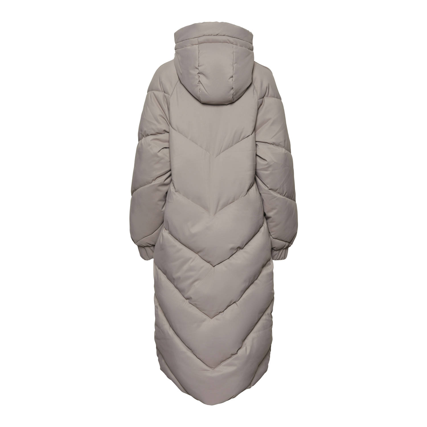 PIECES gewatteerde winterjas beige