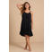 BEACHWAVE crinkle strandjurk zwart