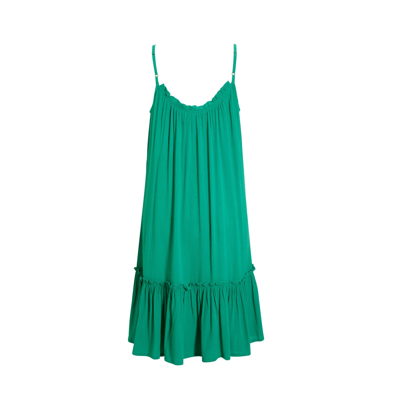 BEACHWAVE crinkle strandjurk groen
