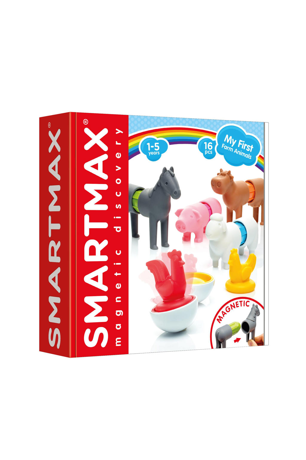Smartmax My First Animal Train magnetisch speelgoed 16 pcs