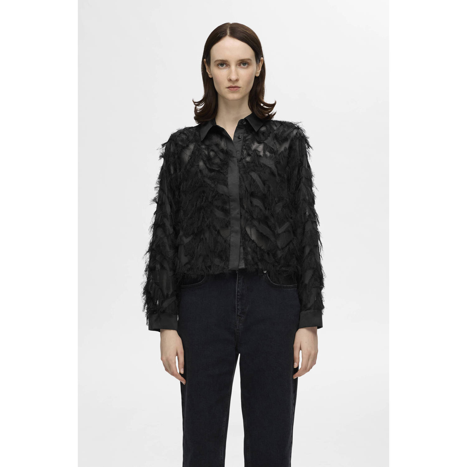 SELECTED FEMME blouse zwart
