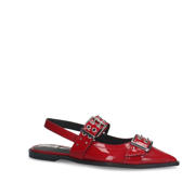 thumbnail: Sacha   leren slingback loafers rood