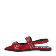 thumbnail: Sacha   leren slingback loafers rood