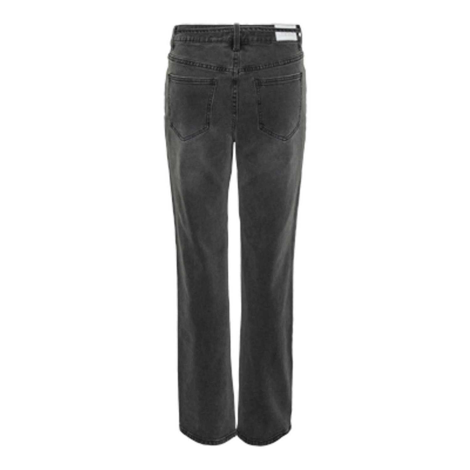 Y.A.S high waist straight leg jeans grey denim