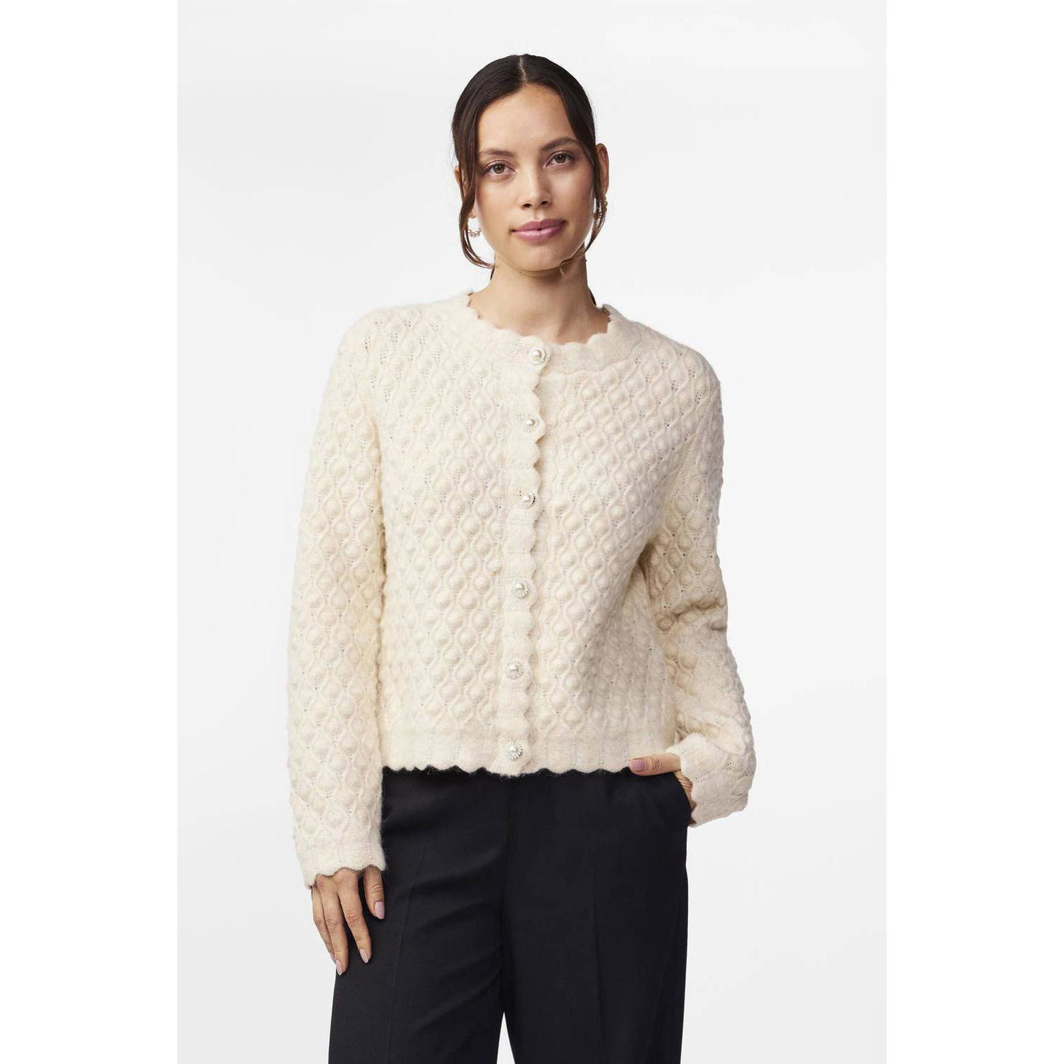 Y.A.S Vest YASBUBBLE LS KNIT CARDIGAN S. NOOS
