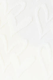 thumbnail: Shoeby longsleeve met hartjes en textuur gebroken wit