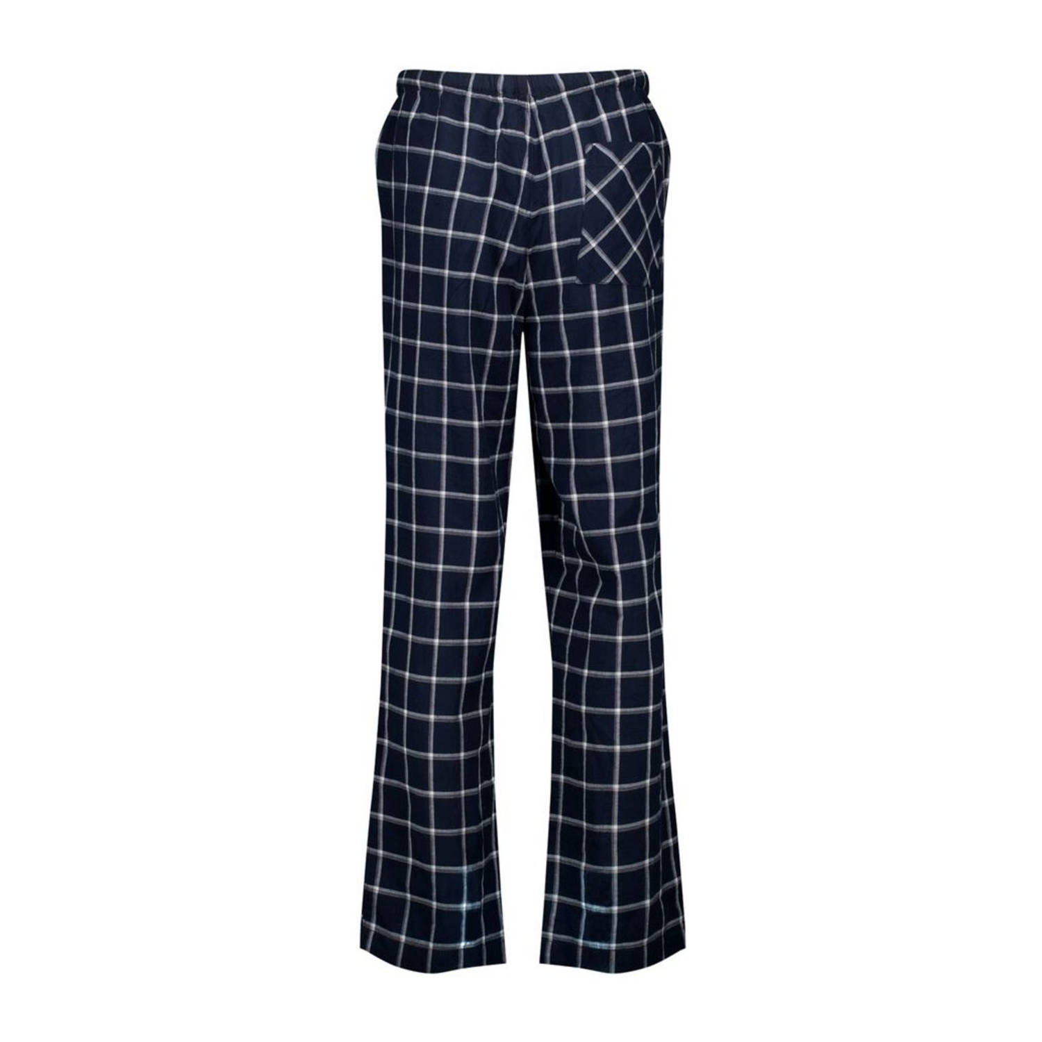 America Today pyjamabroek Lio donkerblauw wit