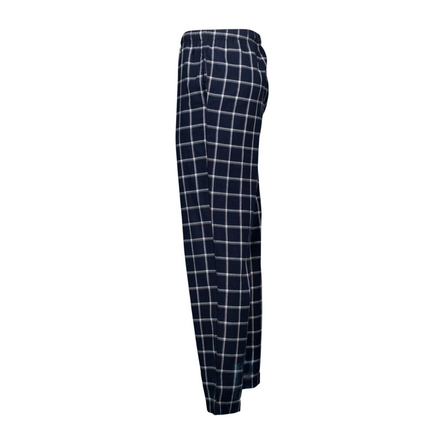 America Today pyjamabroek Lio donkerblauw wit