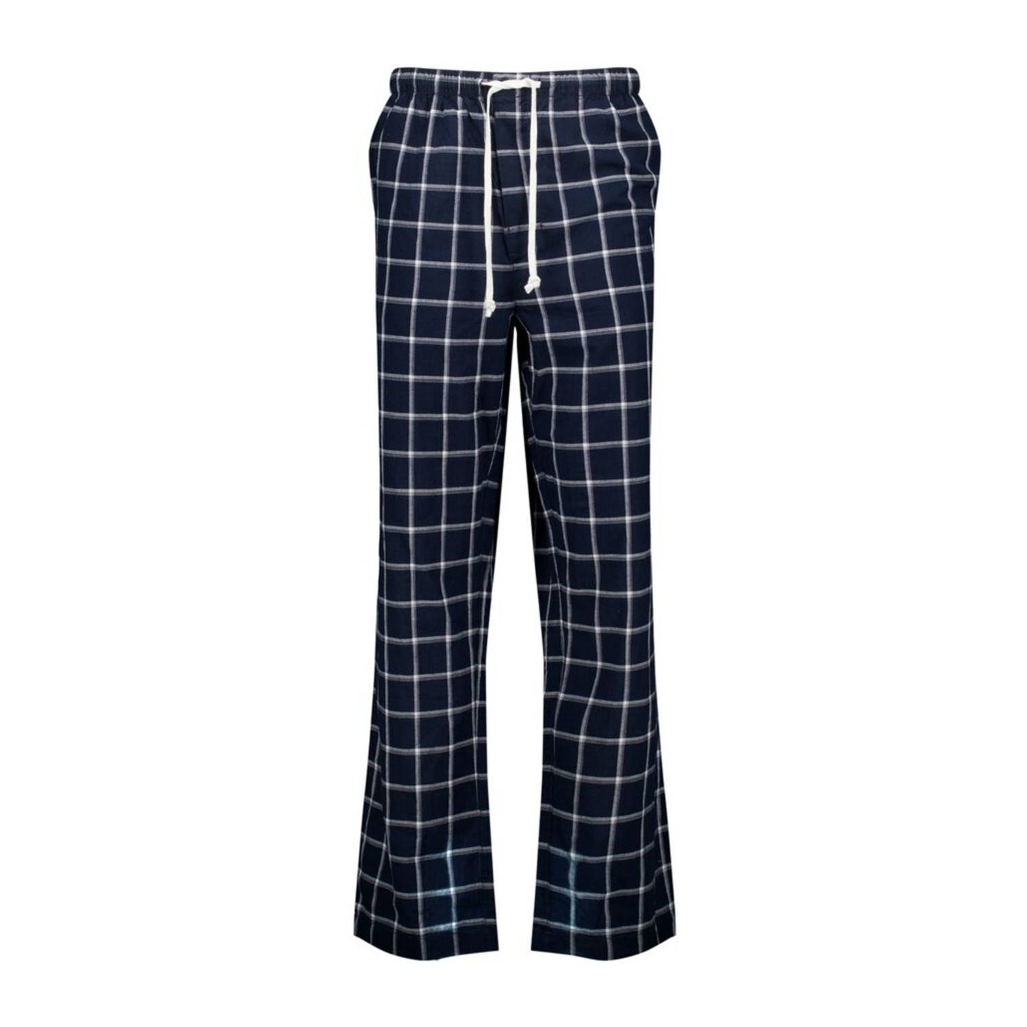 America Today pyjamabroek Lio donkerblauw wit