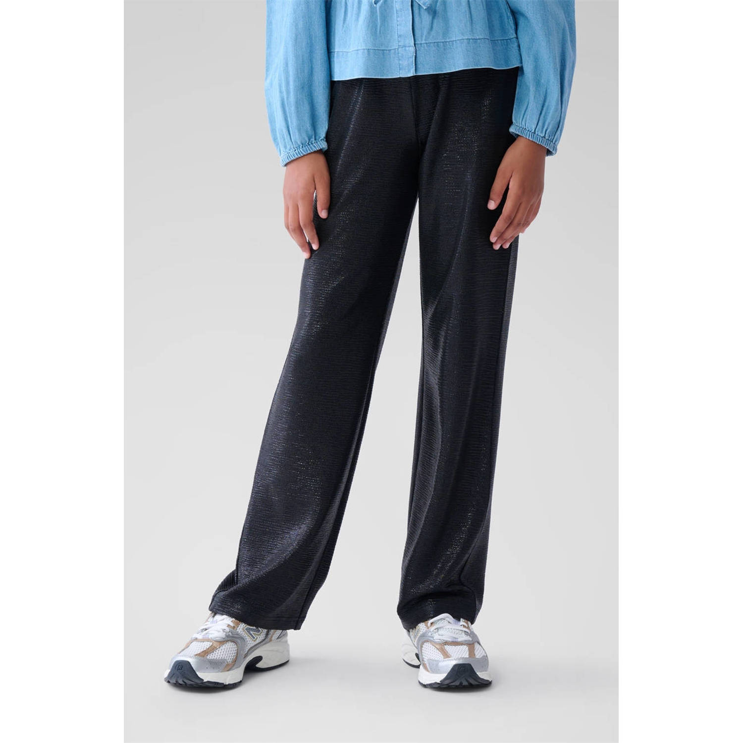 Shoeby wide leg broek zwart