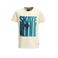 Me & My Monkey T-shirt met printopdruk beige