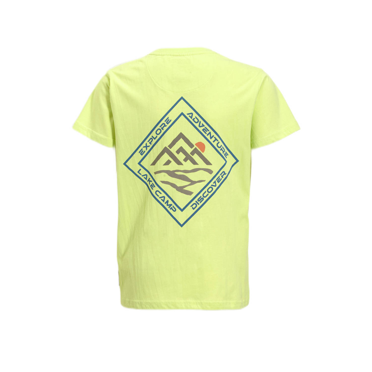 Me & My Monkey T-shirt met printopdruk limegroen