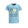 Me & My Monkey T-shirt met printopdruk blauw