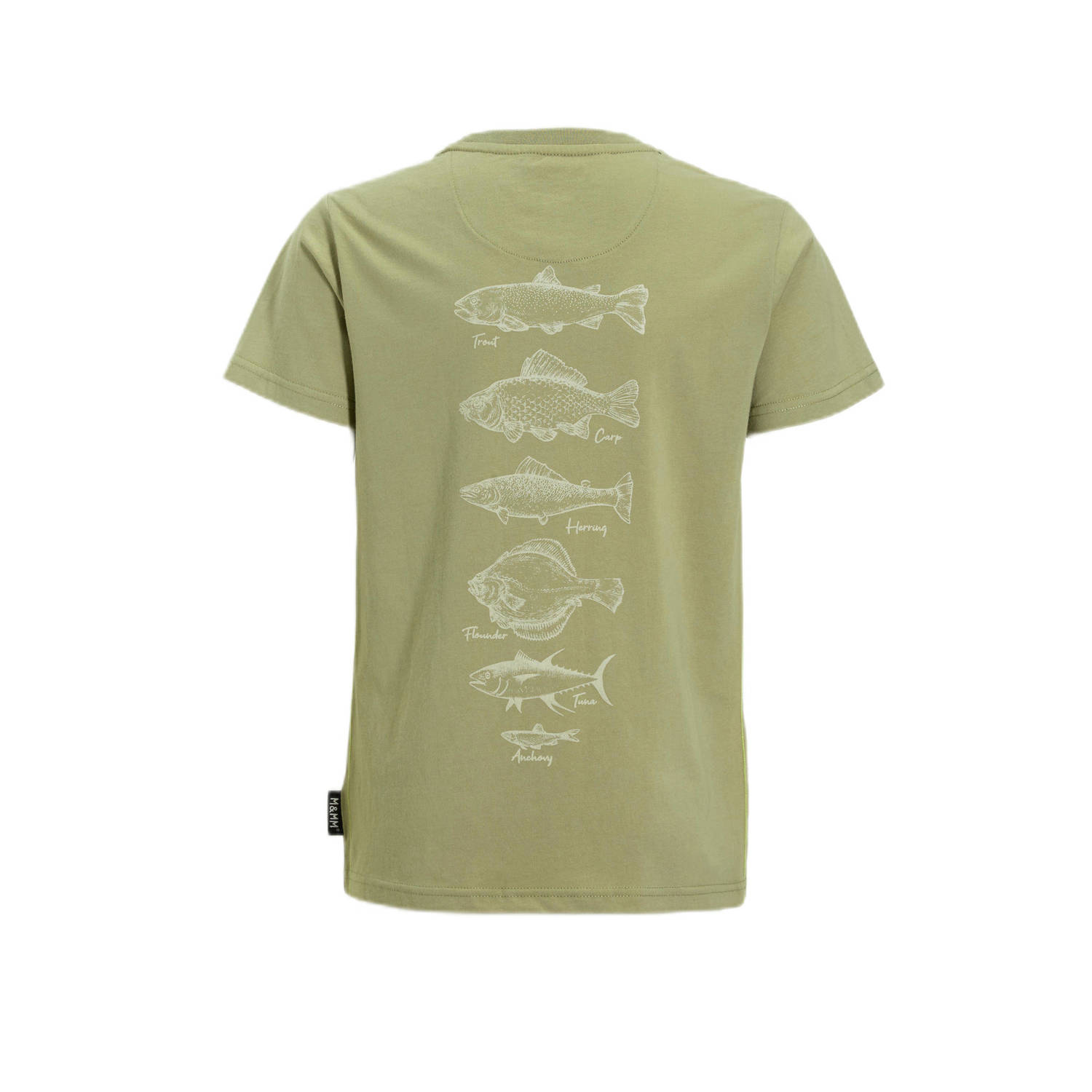 Me & My Monkey T-shirt met printopdruk groen