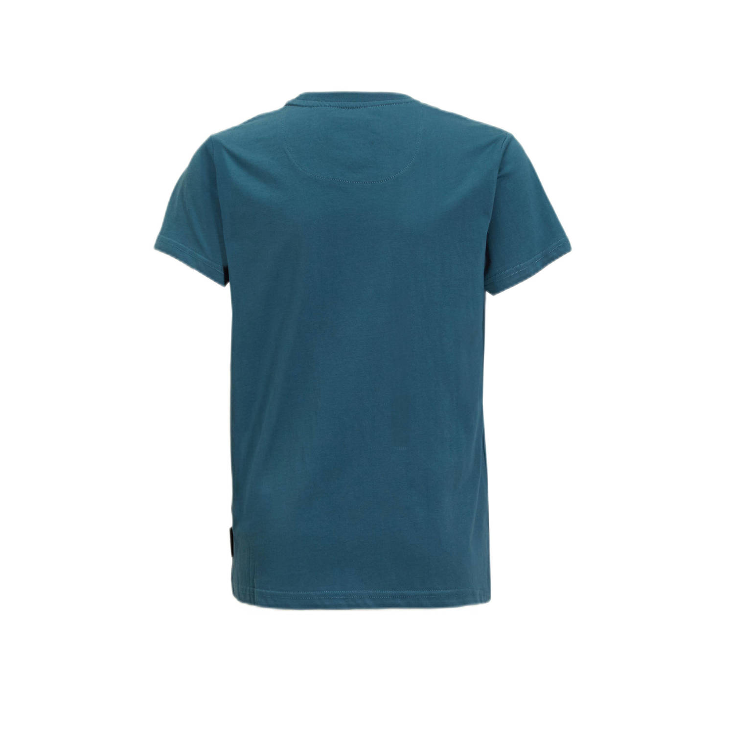 Me & My Monkey T-shirt met printopdruk petrol