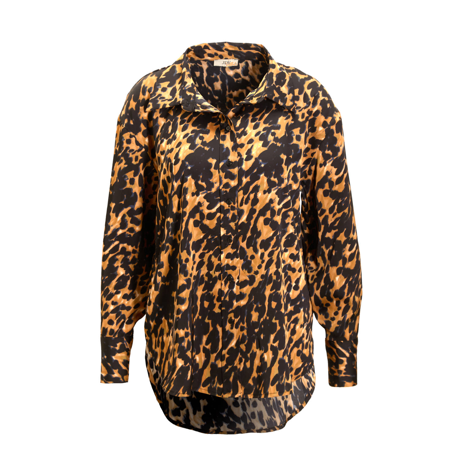 JDY blouse JUDY met panterprint bruin zwart