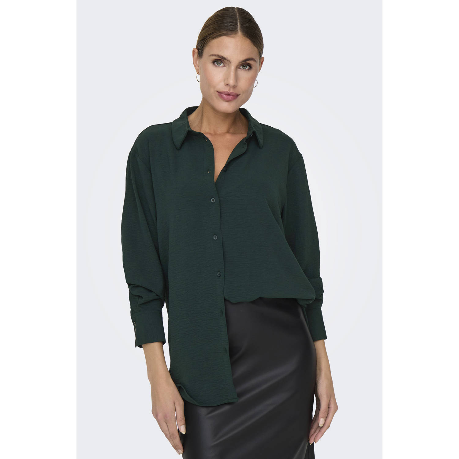 JDY blouse KENTA donkergroen