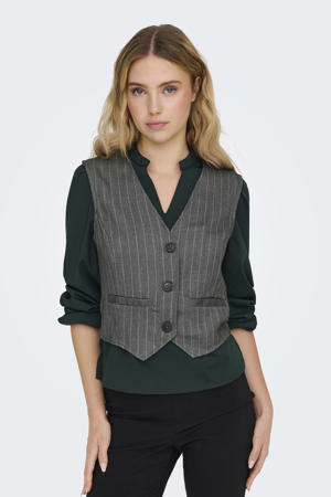 gilet met krijtstreep