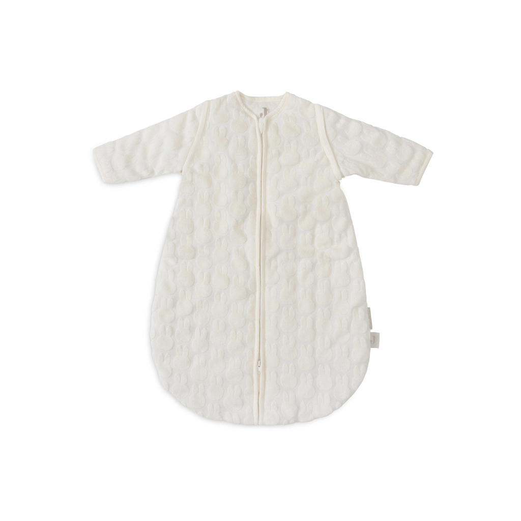 Jollein slaapzak met afritsbare mouw Miffy Jacquard - Ivory