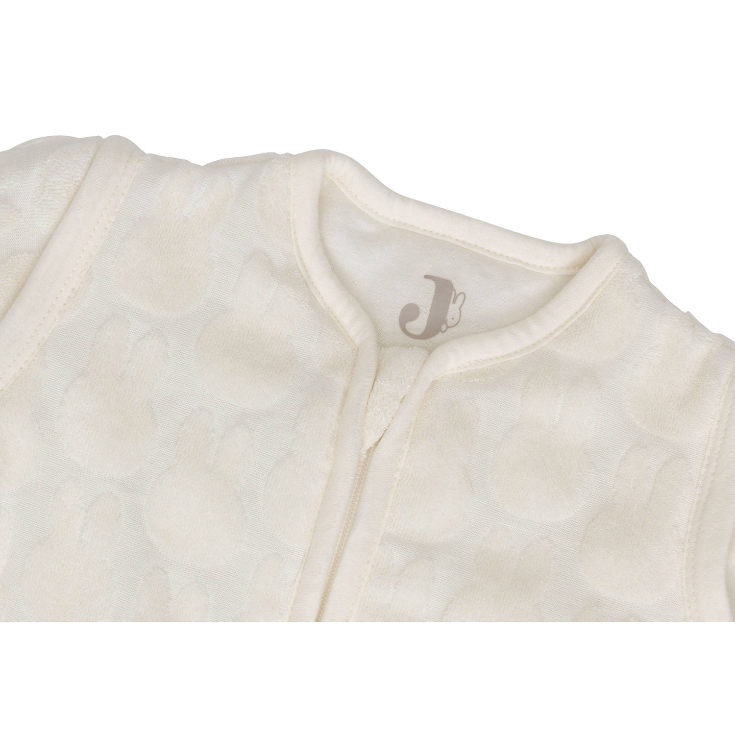 Jollein slaapzak met afritsbare mouw Miffy Jacquard Ivory