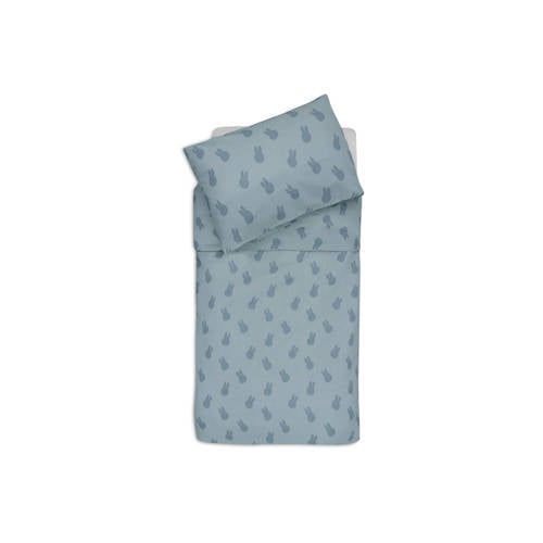 Jollein ledikant dekbedovertrek Miffy Shadow Sea Green afbeelding