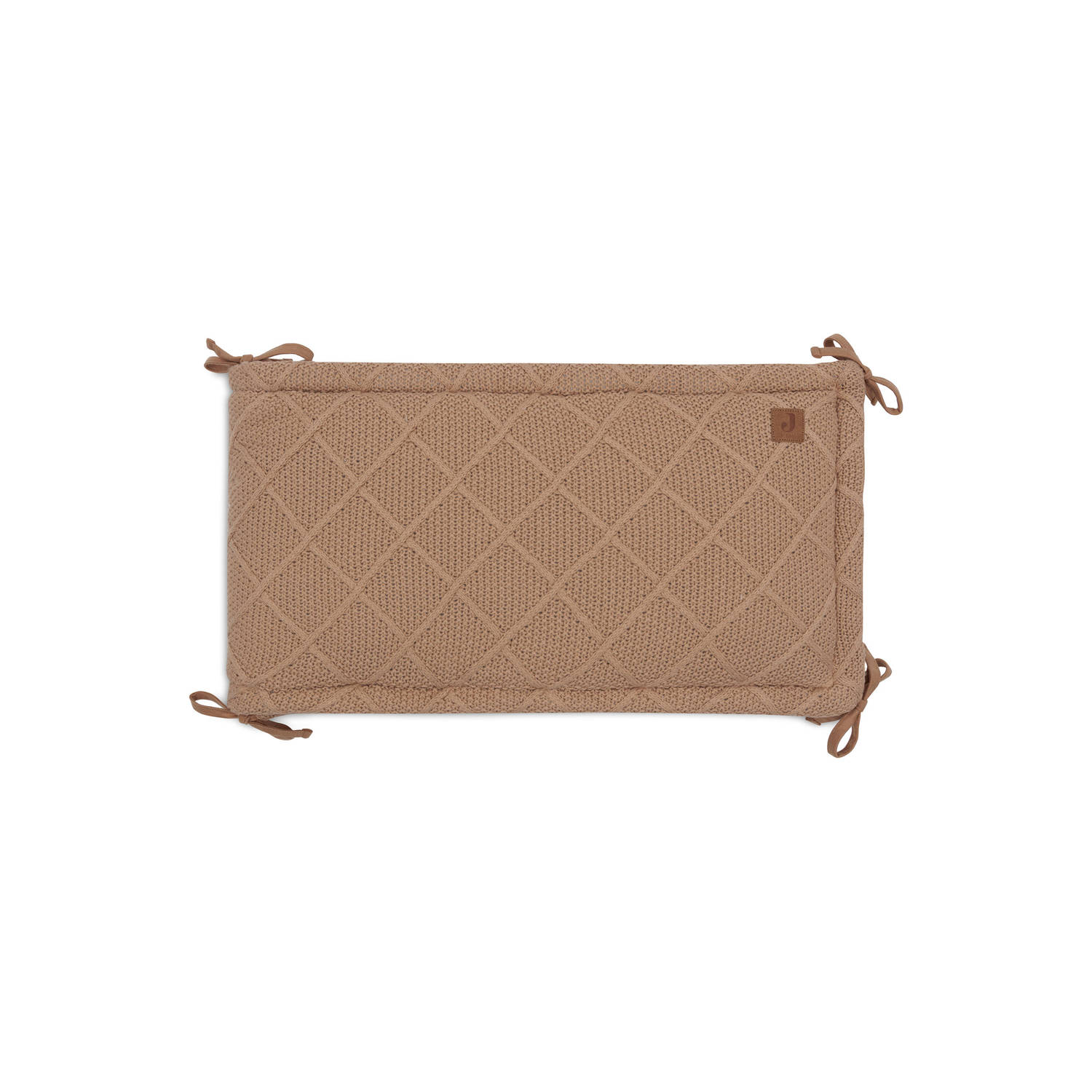 Jollein bed box bumper Check Knit Biscuit