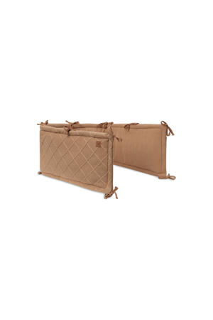 bed / box bumper Check Knit - Biscuit