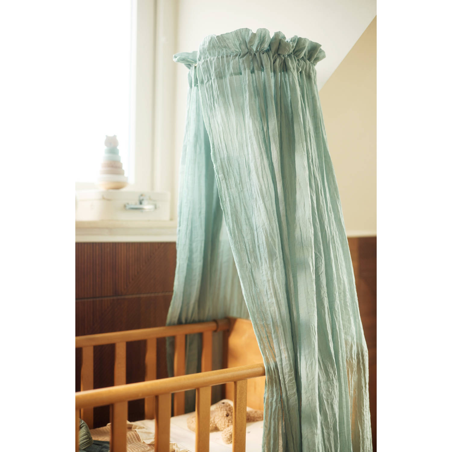 Jollein vintage klamboe 245 cm Sea Green