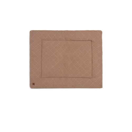 Jollein boxkleed Check Knit - Biscuit afbeelding