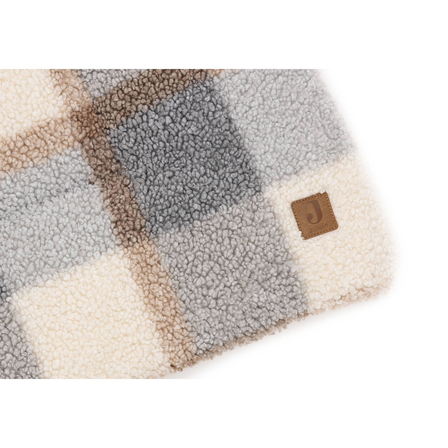 Jollein vierkant boxkleed Check Boucle
