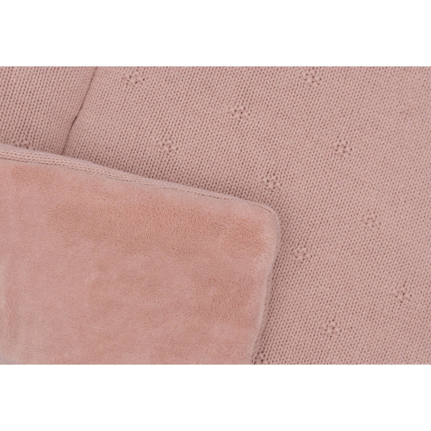 Jollein boxkleed Cosy Knit Wild Rose