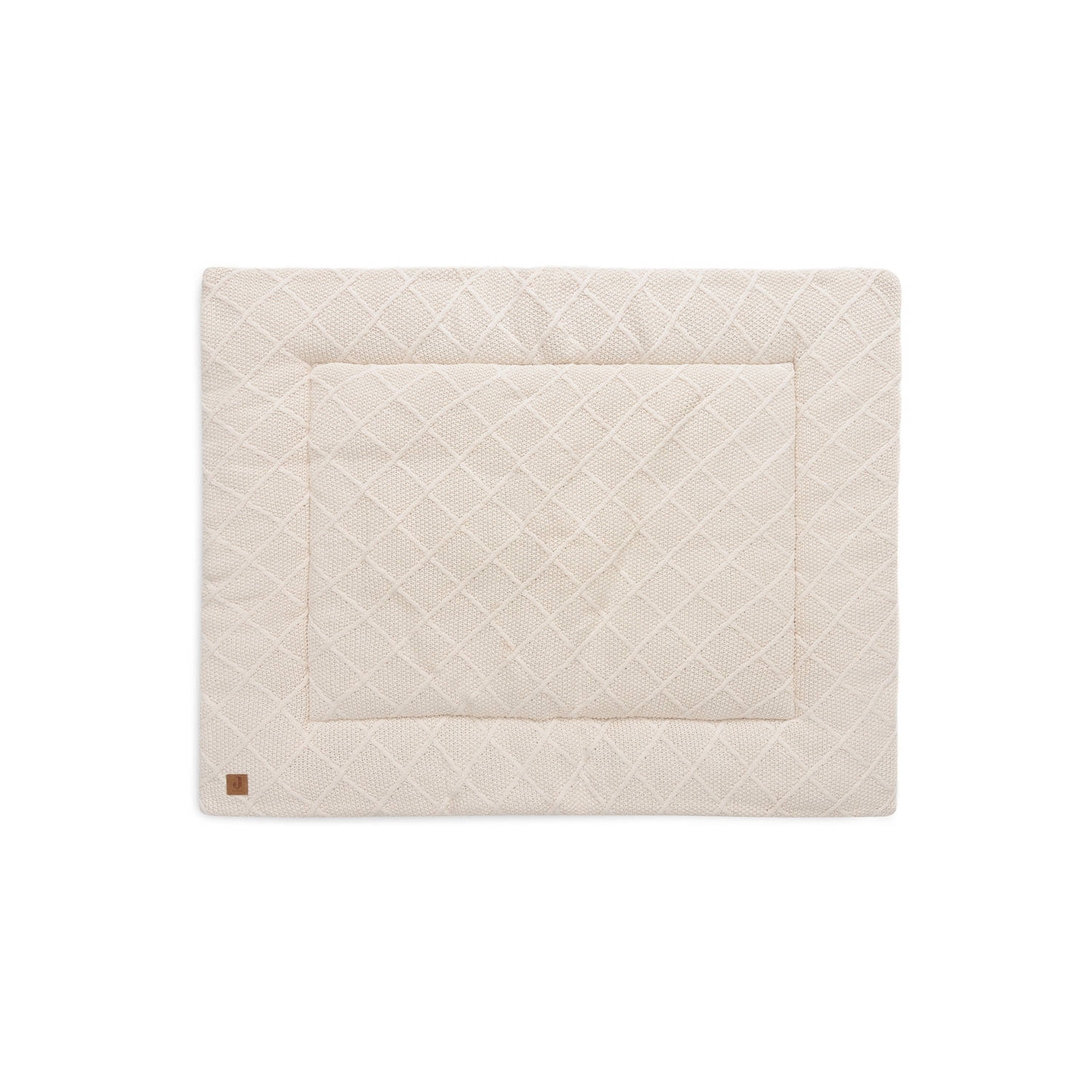 Jollein boxkleed Check Knit Oatmeal