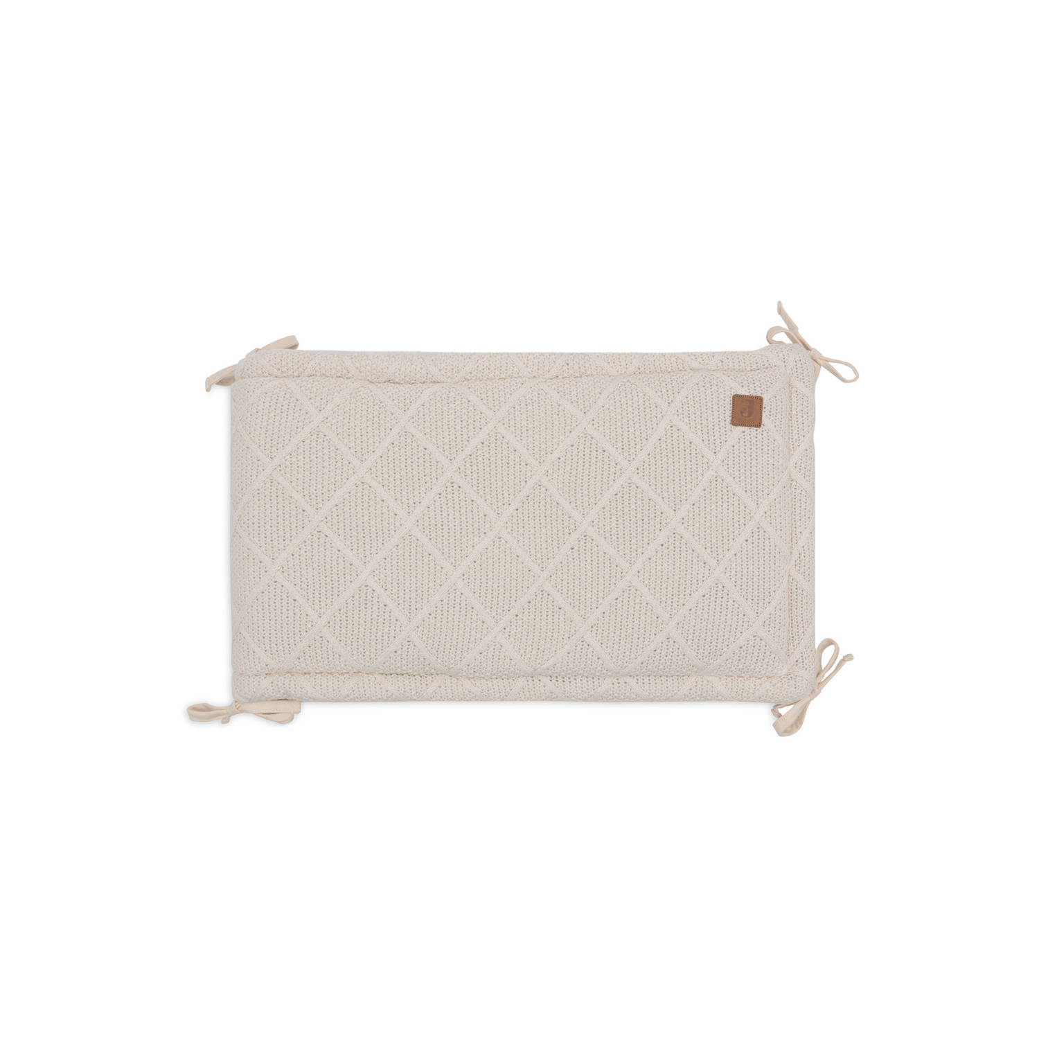 Jollein boxbumper Check Knit Oatmeal