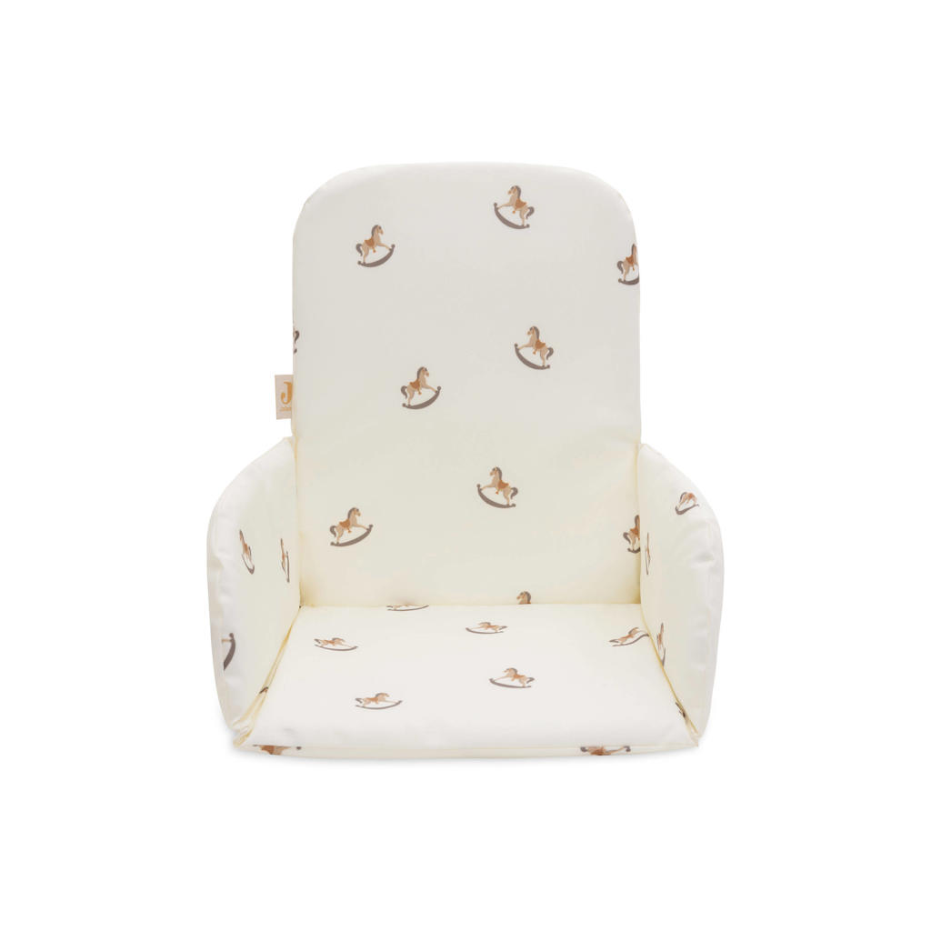 Jollein Sitzverkleinerer Für Kinderhochstuhl 27x45cm - Nostalgic Ride Mit Schaukelpferd Design