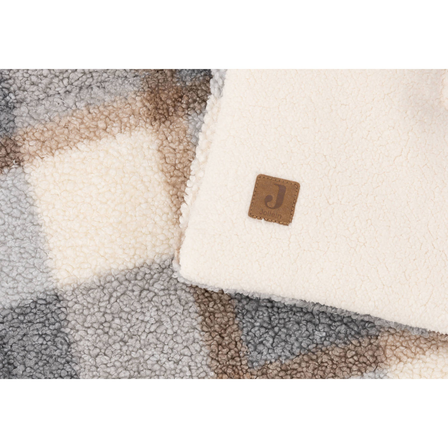 Jollein rechthoekig boxkleed Check Boucle