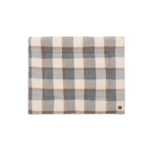 rechthoekig boxkleed Check Boucle