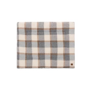 rechthoekig boxkleed Check Boucle