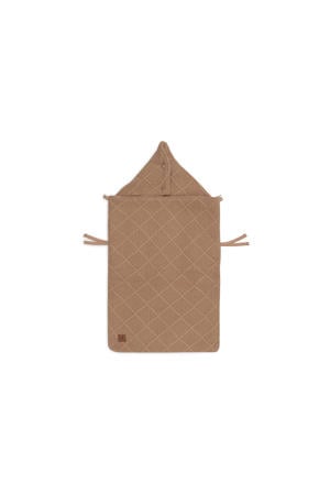 voetenzak groep 0+ 3/5 punts Check Knit - Biscuit