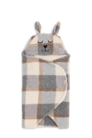 wikkeldeken Bunny Check - Boucle