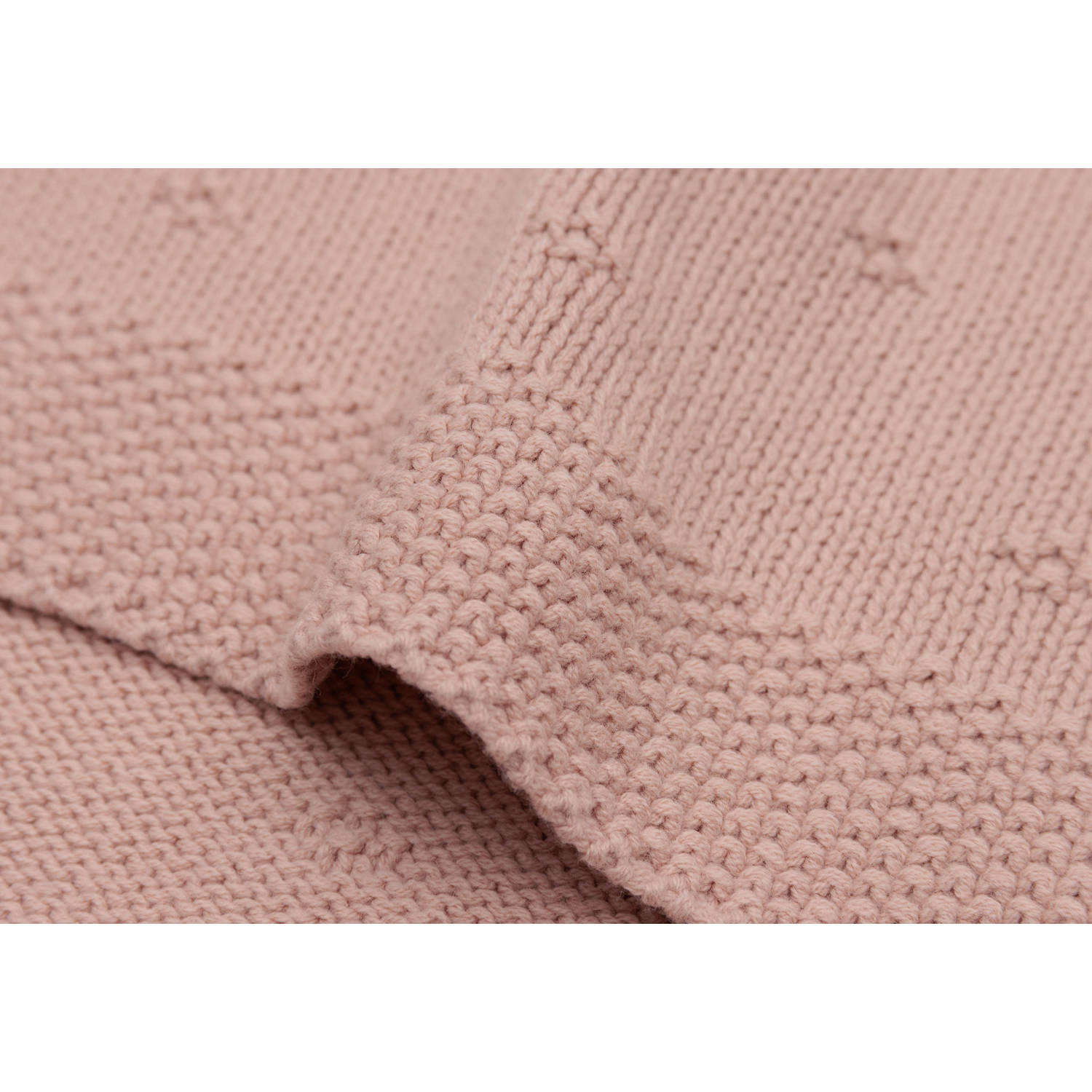 Jollein wiegdeken Cosy Knit Wild Rose