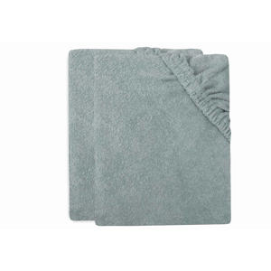 badstof aankleedkussenhoes - Sea Green (set van 2)