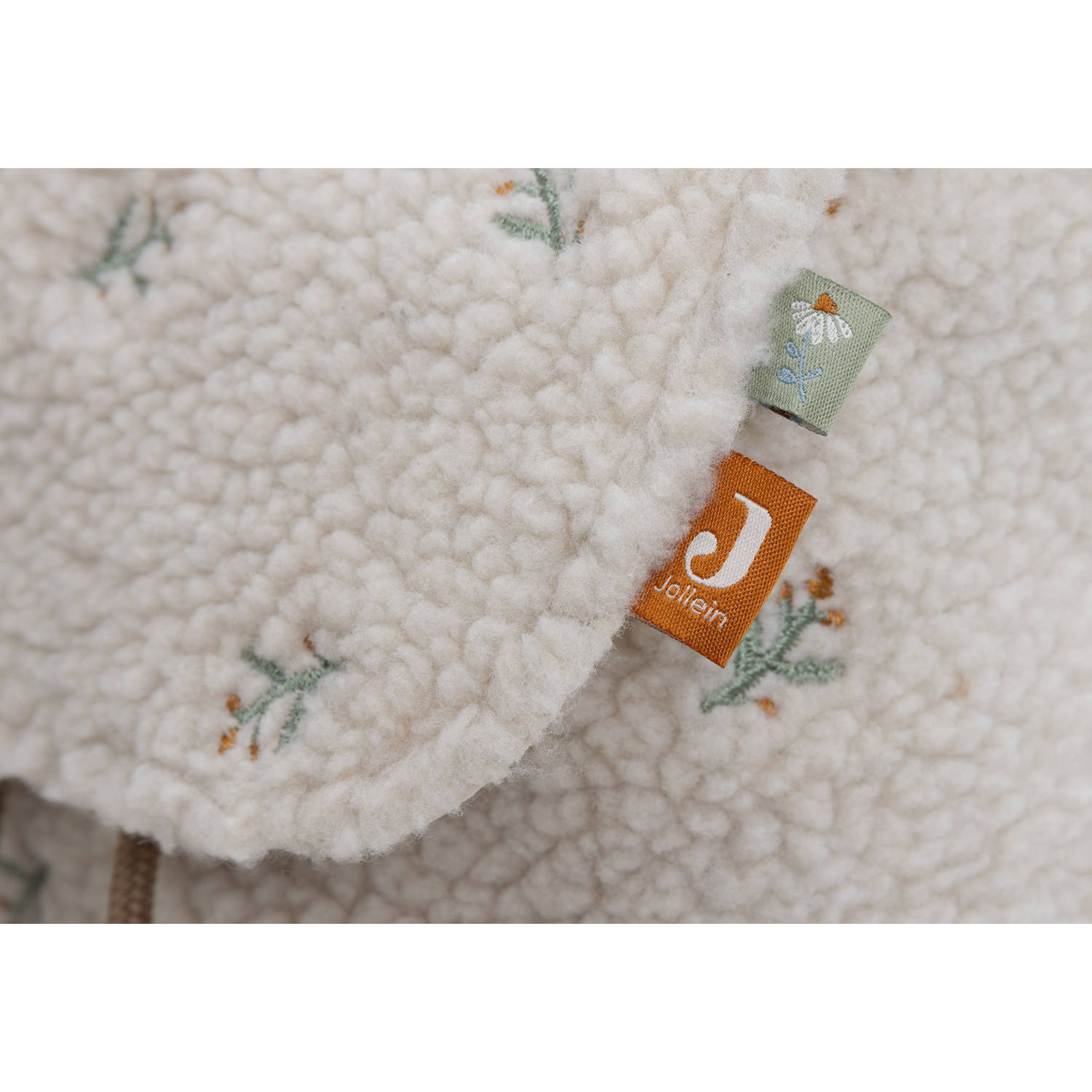 Jollein rugtas Teddy Lovely offwhite groen