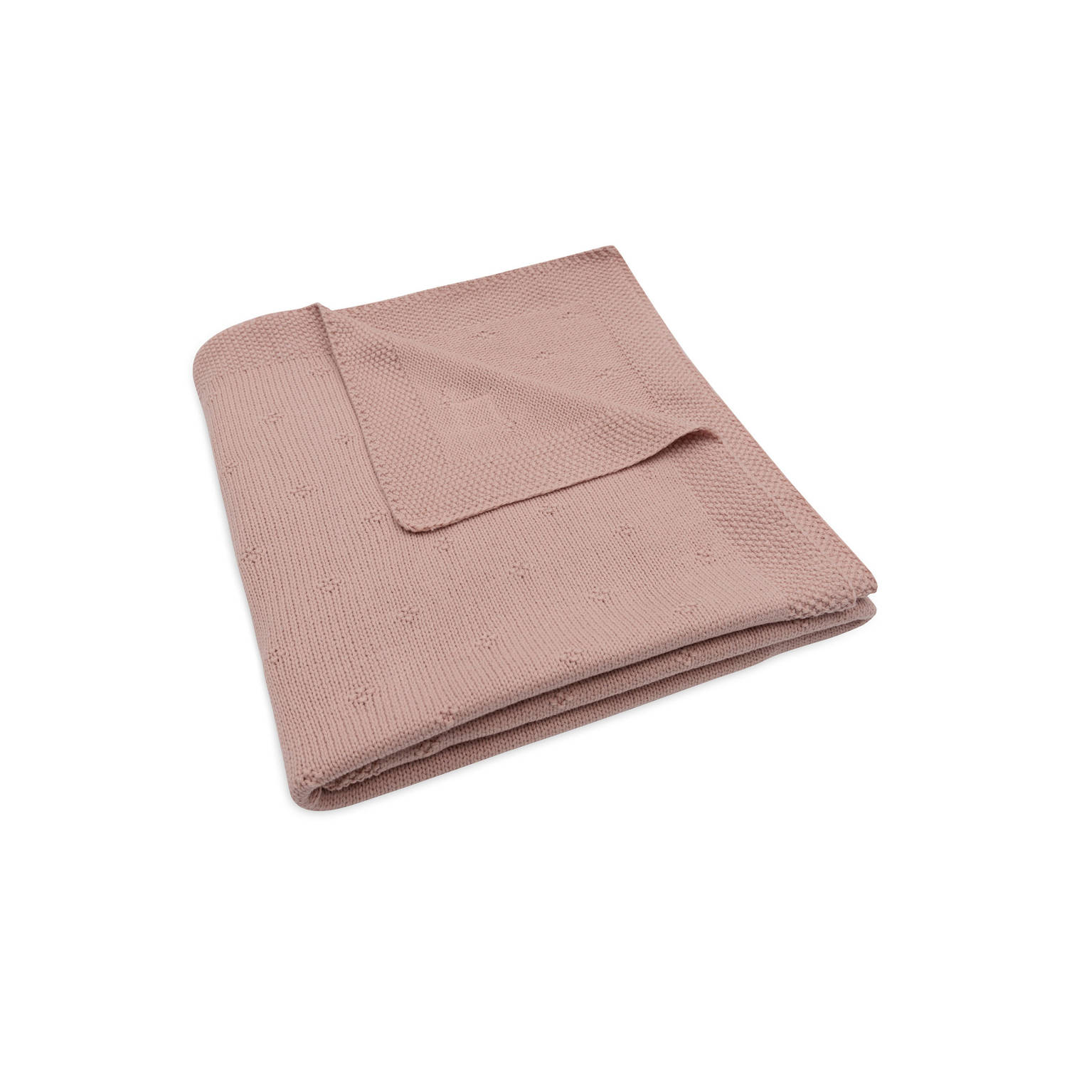 Jollein ledikantdeken Cosy Knit Wild Rose