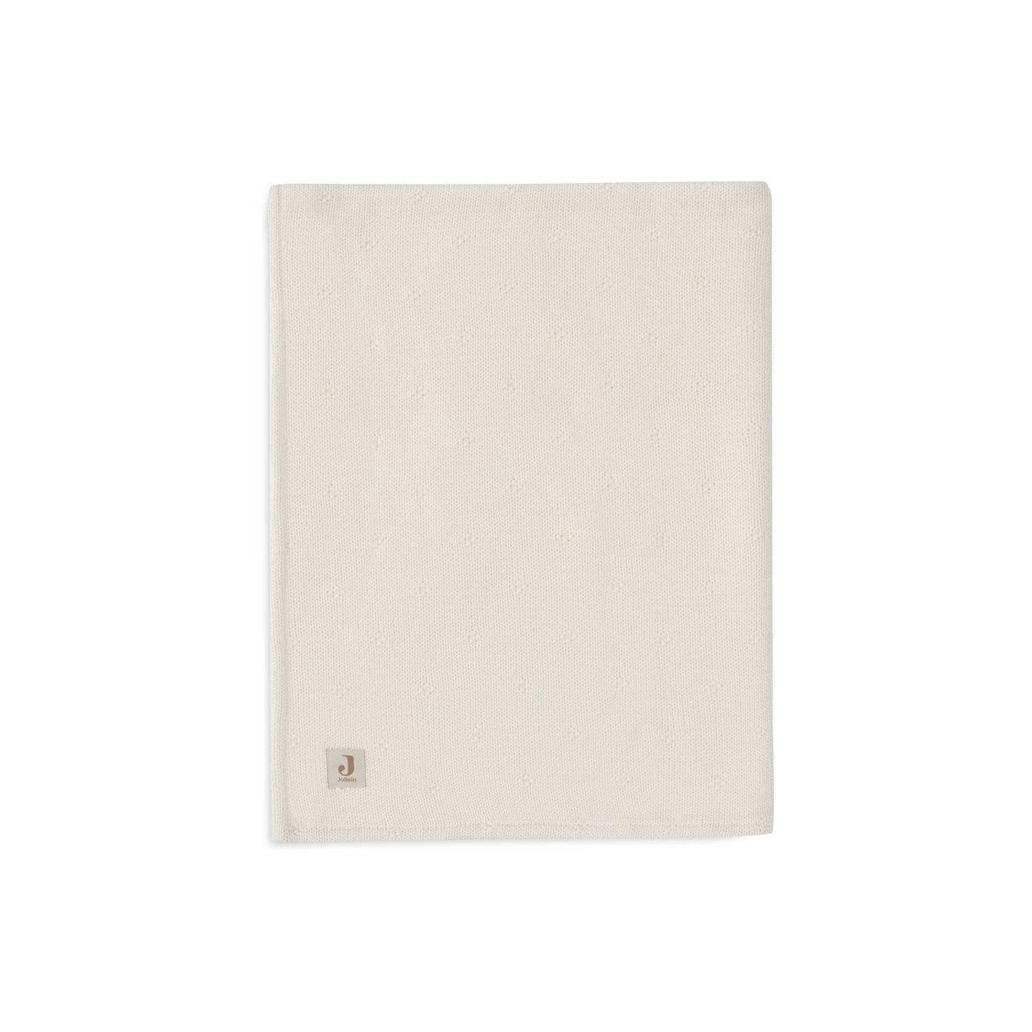 Jollein wiegdeken Cosy Knit Ivory Velvet