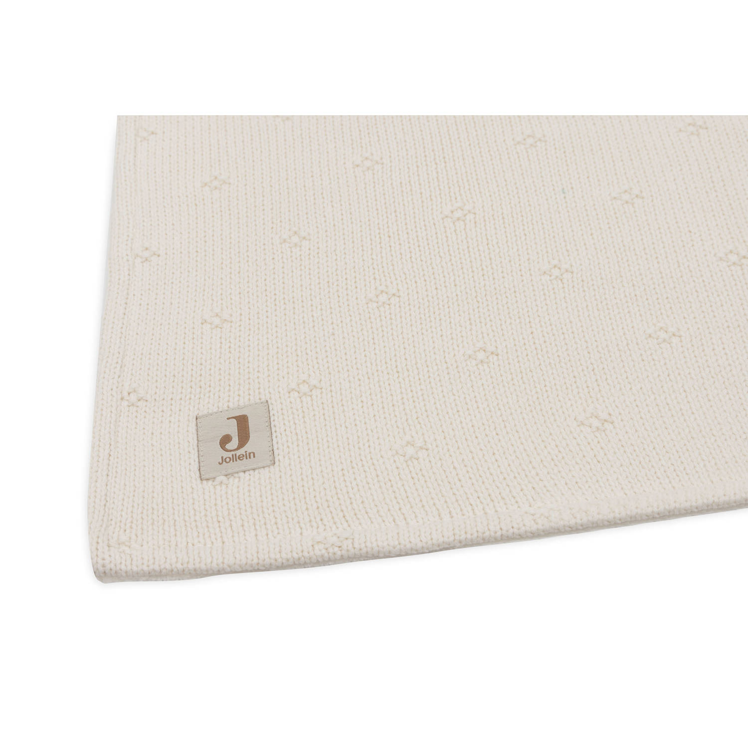 Jollein wiegdeken Cosy Knit Ivory Velvet