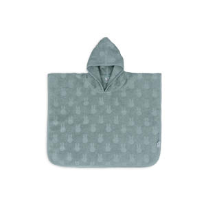 badstof badponcho Miffy Jacquard Sea Green