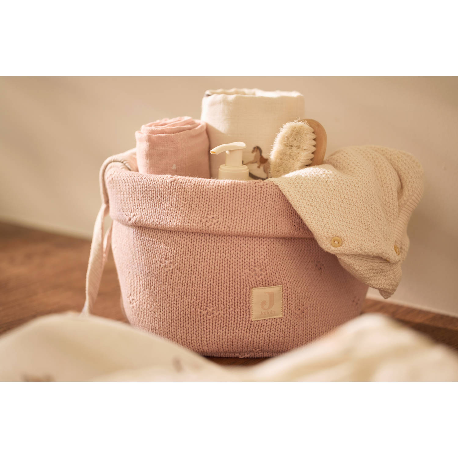 Jollein commodemandje Cosy Knit Wild Rose