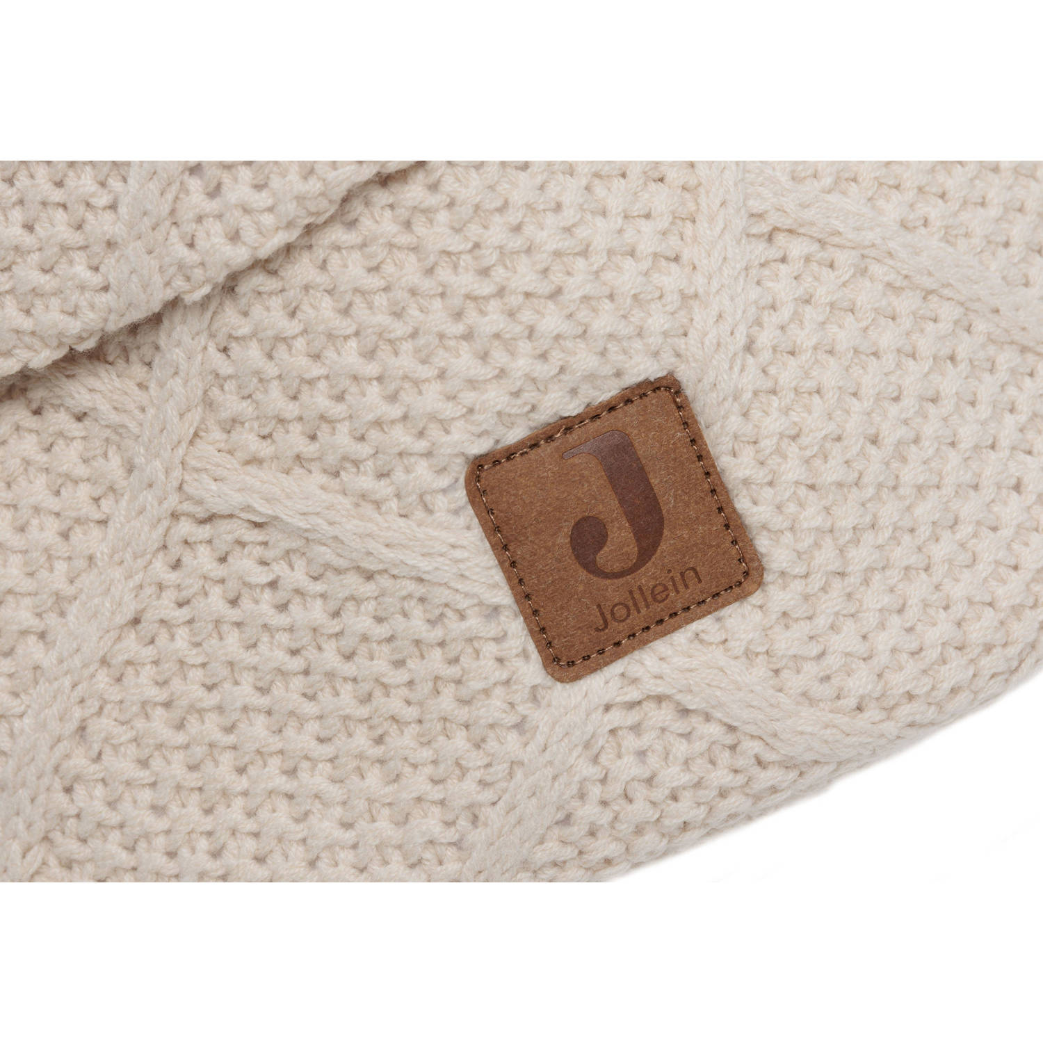 Jollein commodemandje Check Knit Oatmeal